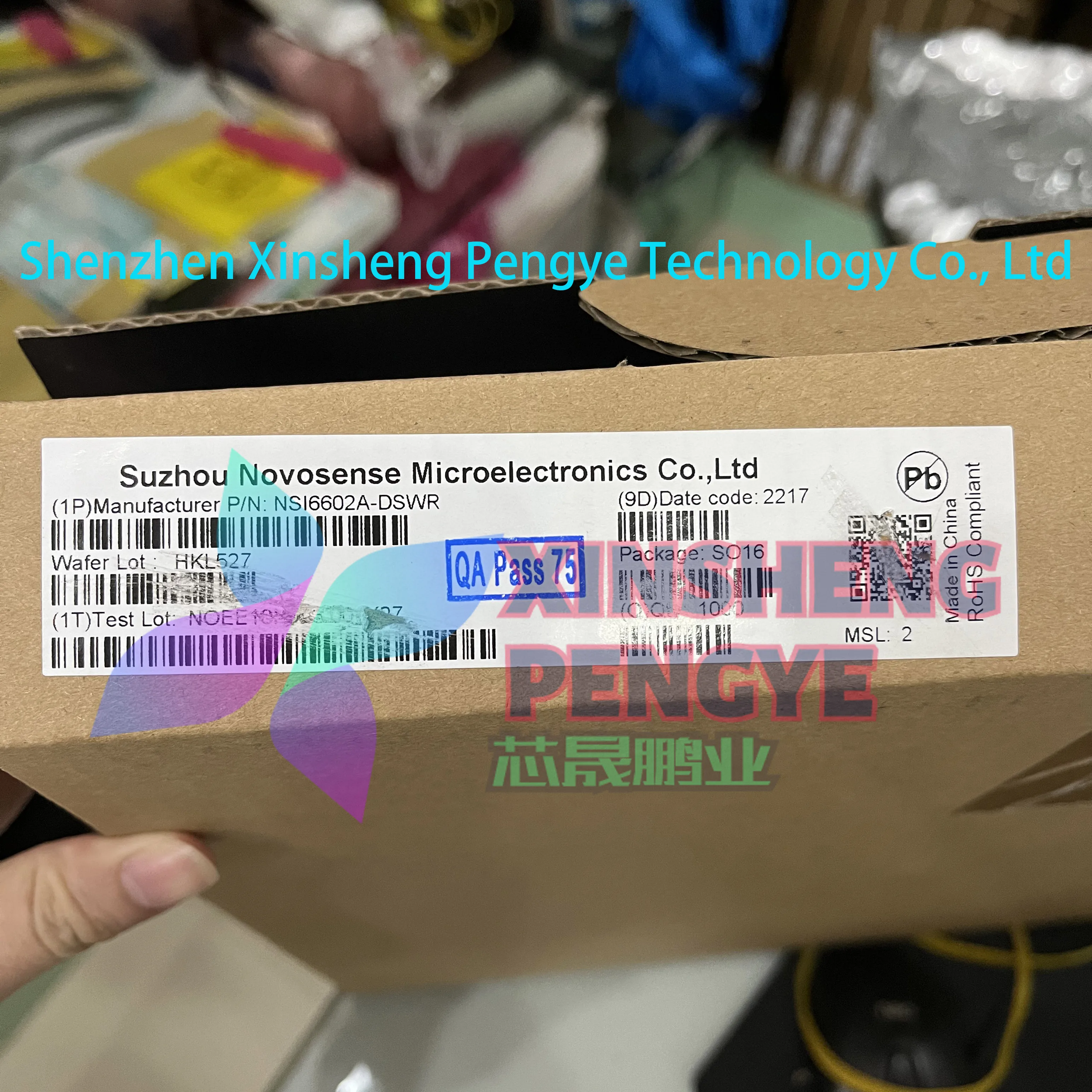 NSI6602A-DSWR 스크린 인쇄 게이트 드라이버 IC 집적 회로 재고, 글로벌 고품질 공급 업체, NSi6602AD SOW-16