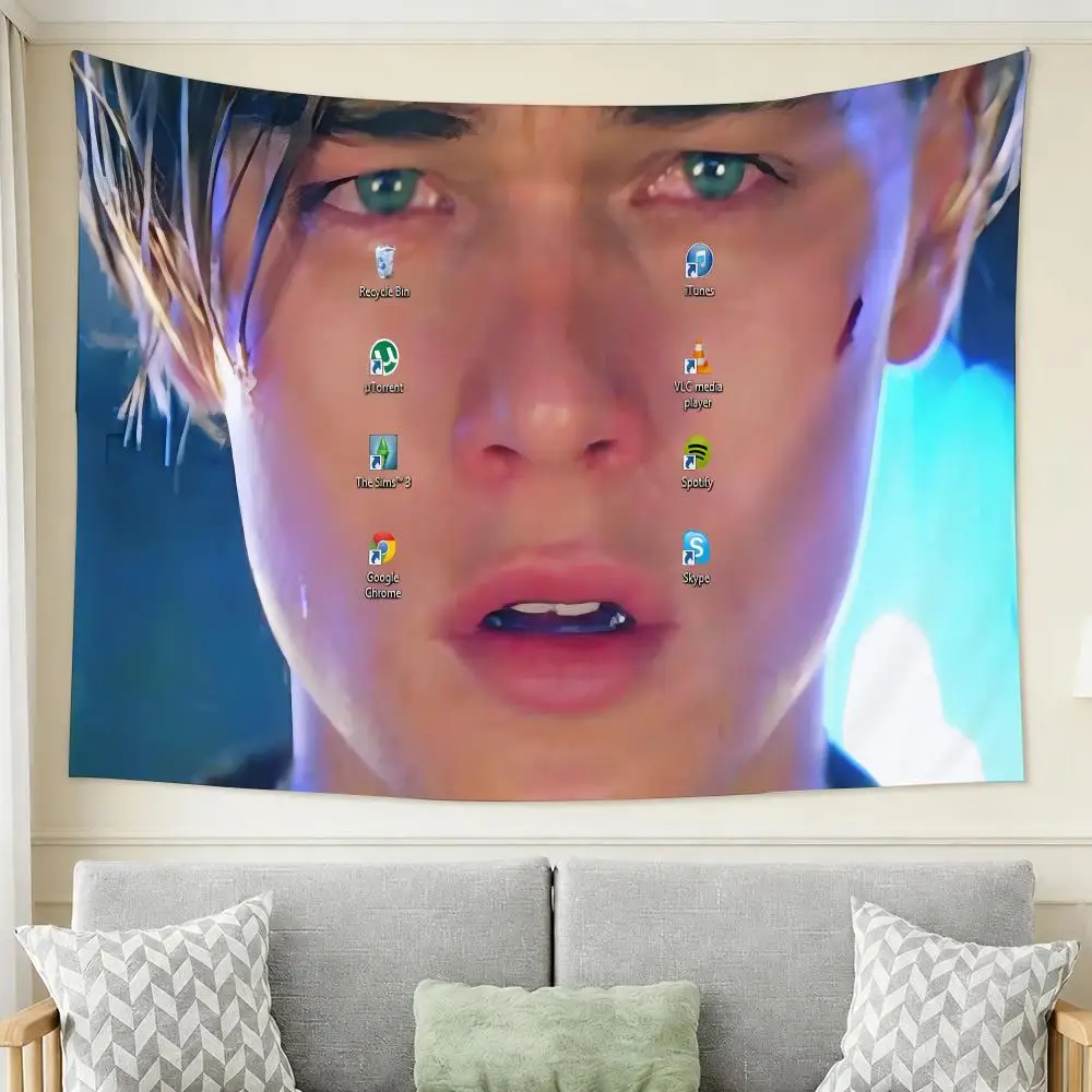 Leonardo DiCaprio Tapestry Tapestry Wall Hanging For Bedroom Dorm Living Room Decor Aesthetic