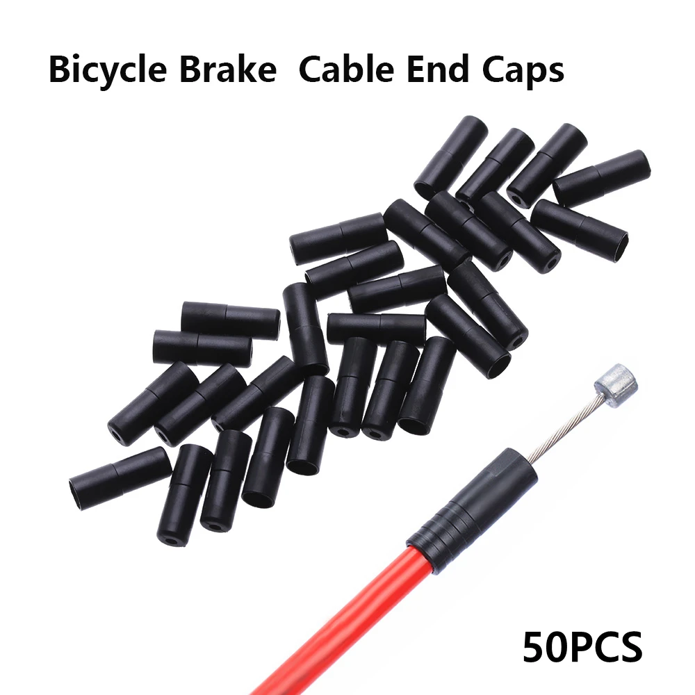 20/50PCS 4/5mm Plastic Bike Brake/Shift Cable Caps Brake Outer Cable End Tips Cycling Parts Replacement MTB Bicycle Accessory