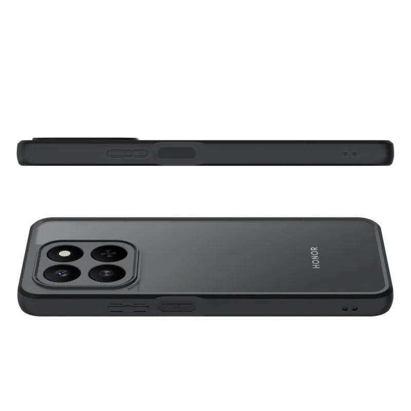 حافظة لهاتف Honor X7d لهاتف Honor X7d حافظة لهاتف Honor X7d حافظة لهاتف Honor X7d 4G 5G بسيطة سوداء غير لامعة مضادة للبصمة