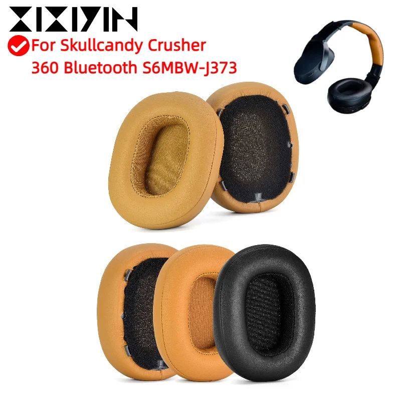 XIXIYIN Per Skullcandy Crusher 360 Bluetooth S6MBW-J373 Paraorecchie Originali con fibbia Cuffie Memory Foam Cuscinetti auricolari