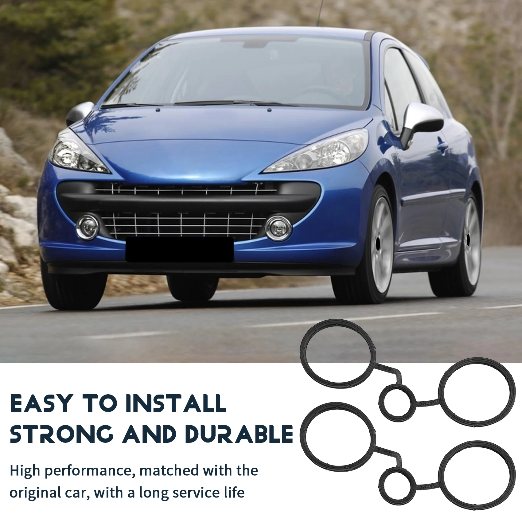 Eco-Friendly Valve Cover Gasket Set 9805264280 1613730580 For Citroen C4 C5 DS3 DS4 DS5 For 207 208 308 508 3008 5008 RC