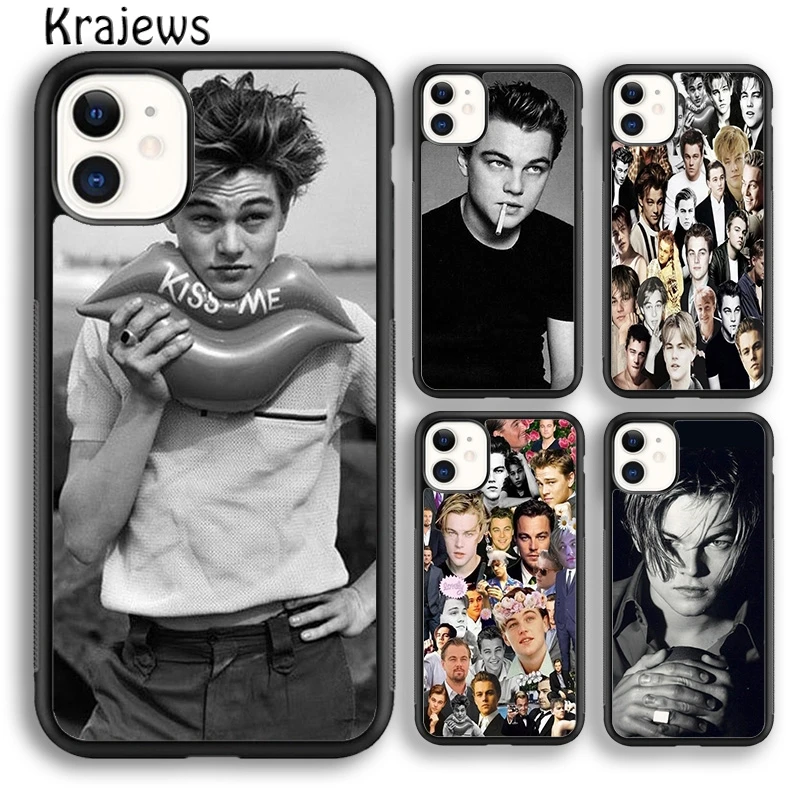 Krajews LEONARDO DICAPRIO PHOTO COLLAGE Phone Case Cover For iPhone 16 15 14 plus XS XR 11 12 mini 13 pro max Fundas