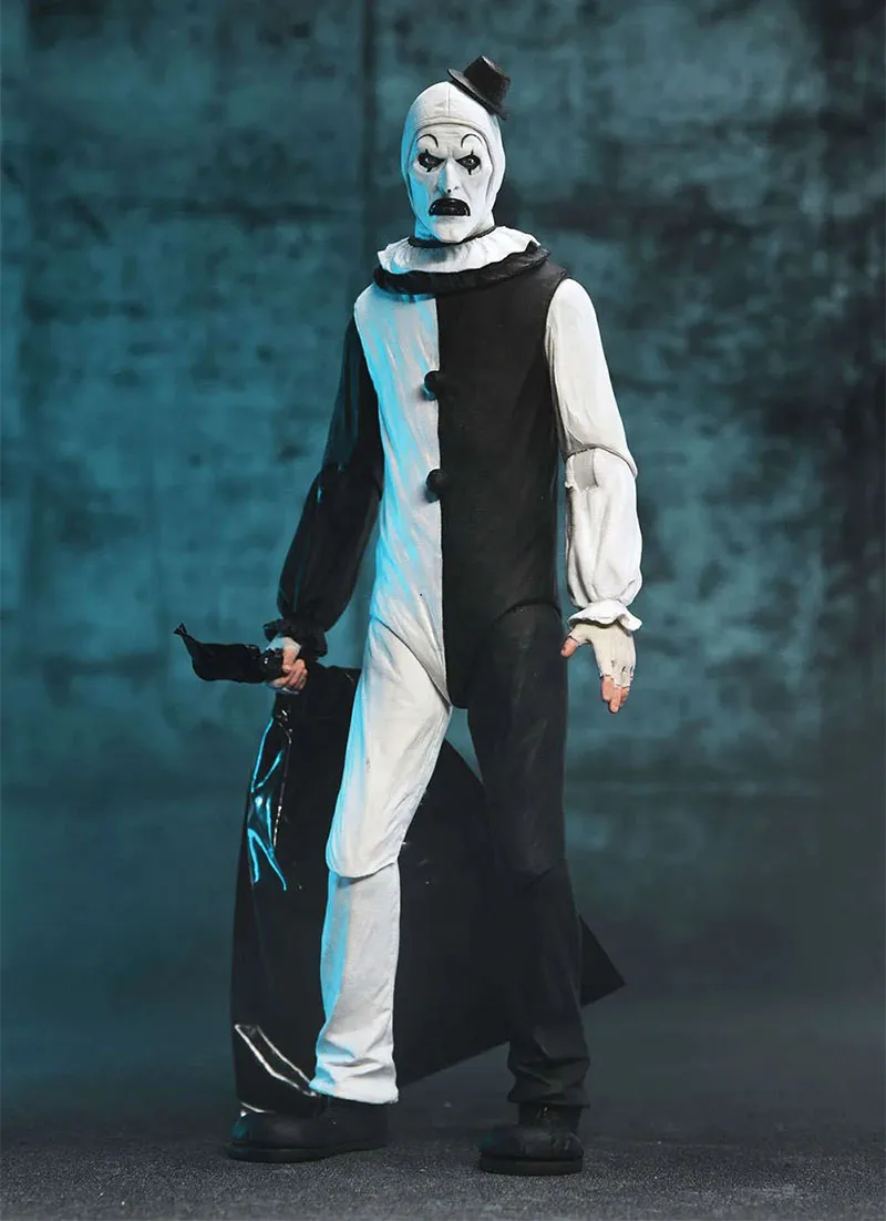 NECA 45251 figura artística del payaso Damien Leone's Terrifier estatuilla Anime figuras de acción muñeca coleccionable en miniatura ornamento Original