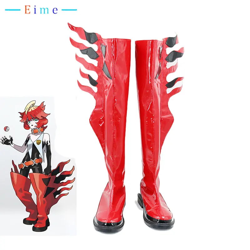 

Mela Cosplay Shoes Halloween Carnival Boots PU Leather Shoes Cosplay Prop Custom Made