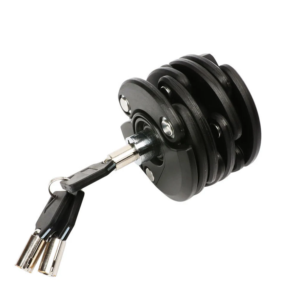 

Велосипедный замок Гамбурга, складной противоугонный портативный велосипедный замок, защитные цепные замки, монтажный кронштейн с комплектом из 3 ключей