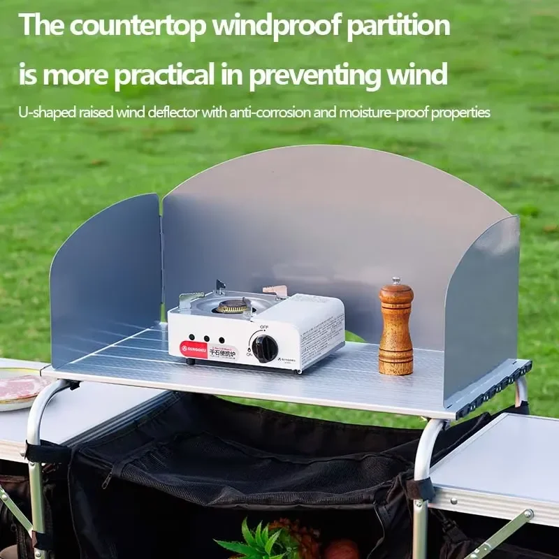 Custom Design Lightweight Portable Outdoor Dining Living Room Folding Table Modern Design with Side Table for Camping Picnics