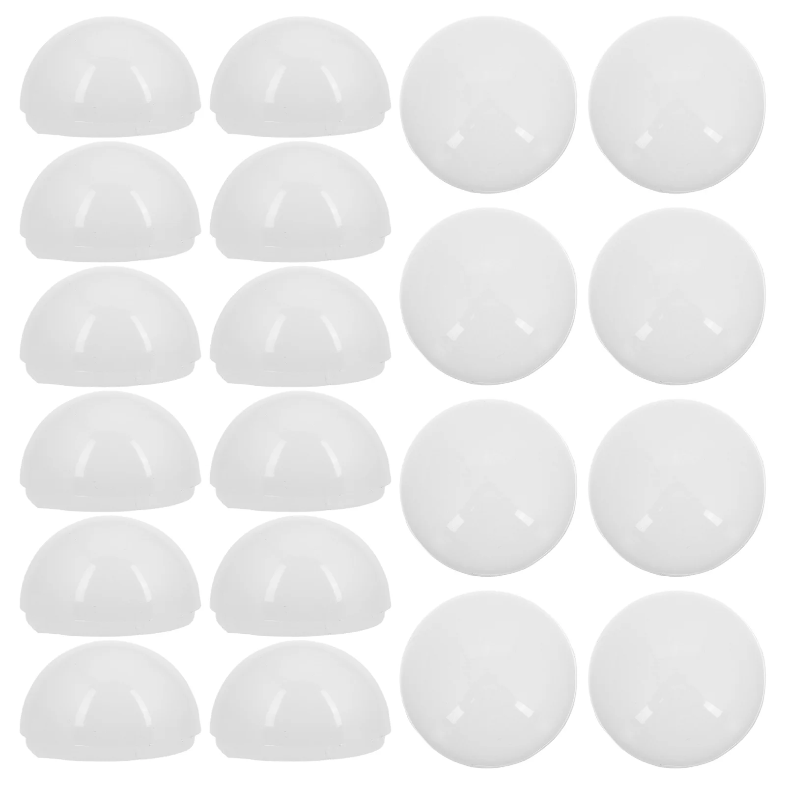 40 Stück Make-up-Spiegel-Lichtschale aus Kunststoff, Globus, Ersatz für Eitelkeit, Leuchten, Gehäuse, Lampenzubehör
