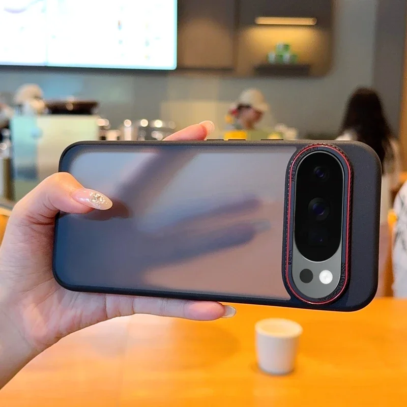 حافظة هاتف خلفية شبه شفافة لهاتف Google Pixel 10 ProXL، لهاتف Google Pixel 10 Pro XL غطاء حماية غير لامع من مادة البولي يوريثان + PC #4