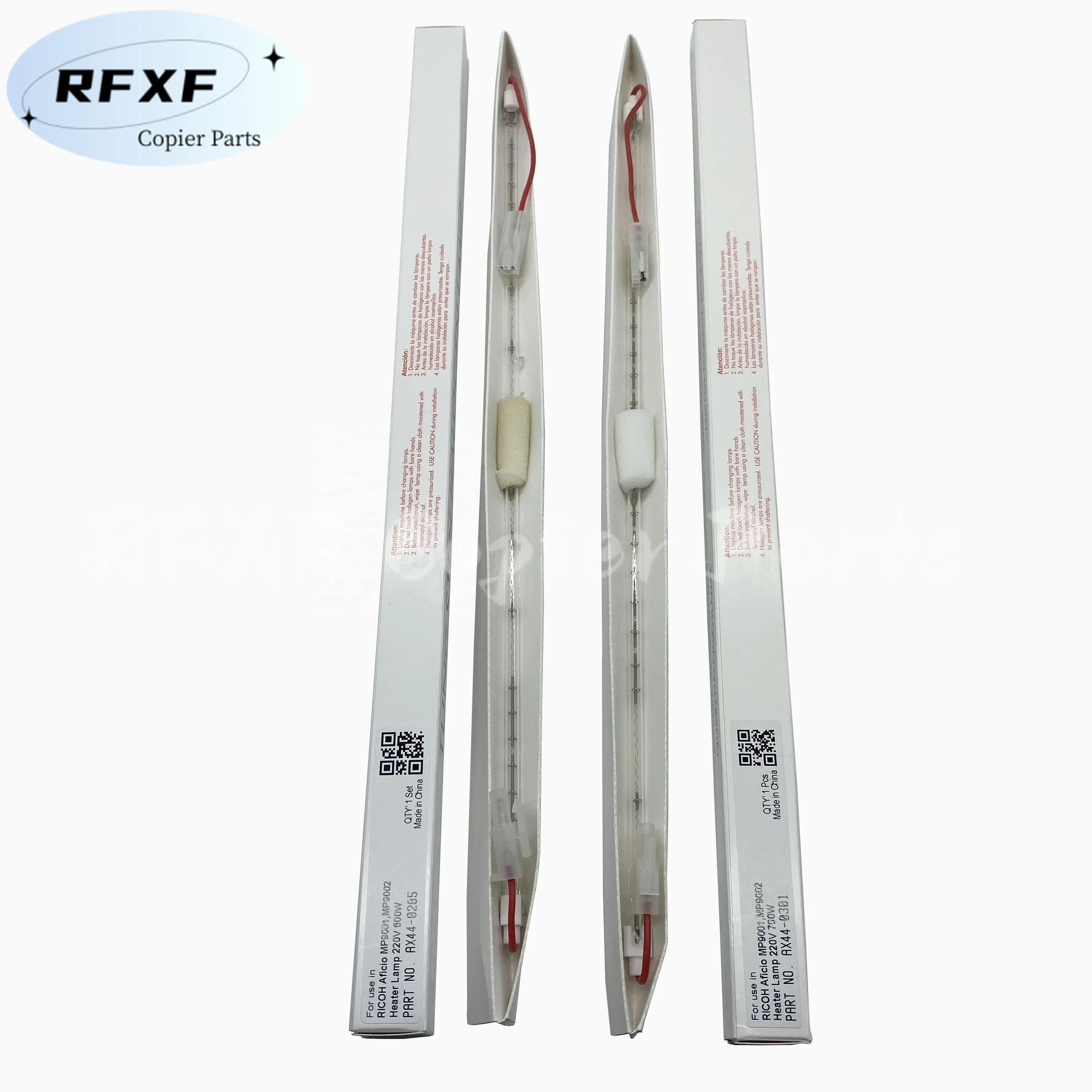 AX44-0214 AX44-0213 para Ricoh Aficio 1075 2075 7500 8000 6001 7001 8001 6002 7502 Lâmpada aquecedora de fusor 120V550W/650W 230V550W/650W