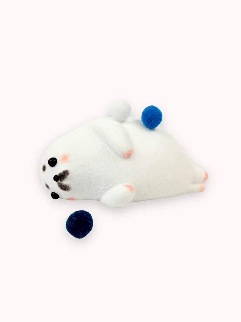 

Food Grade Silicone Flocked Seal Handmade Taba Squishy Toy
