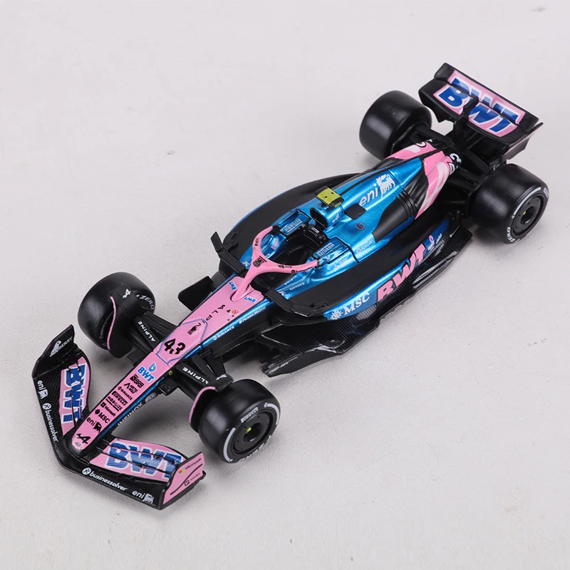 burago-1-43-Гоночный-автомобиль-f1-alpine-a525-no-43-pierre-gasly-formula-one-team-Модель-автомобиля-из-сплава
