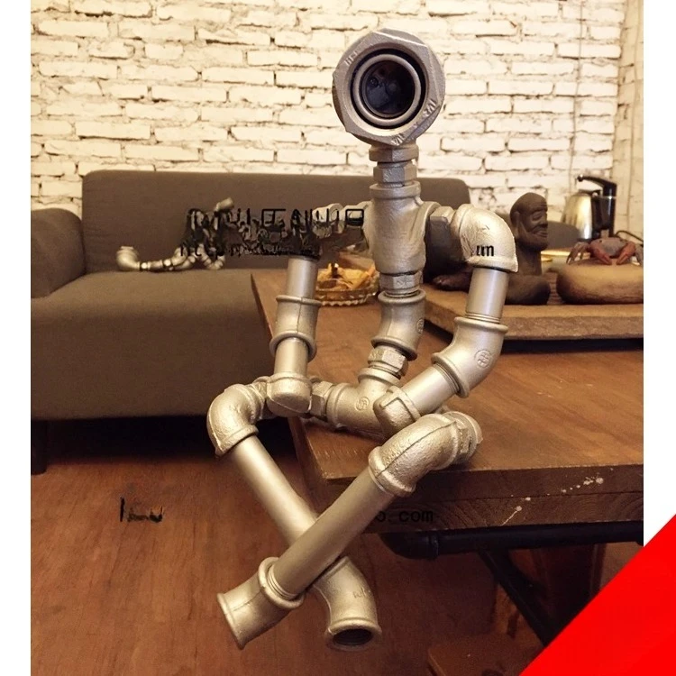 Luminous body produces 37 loft industrial robot water pipe decoration ideas
