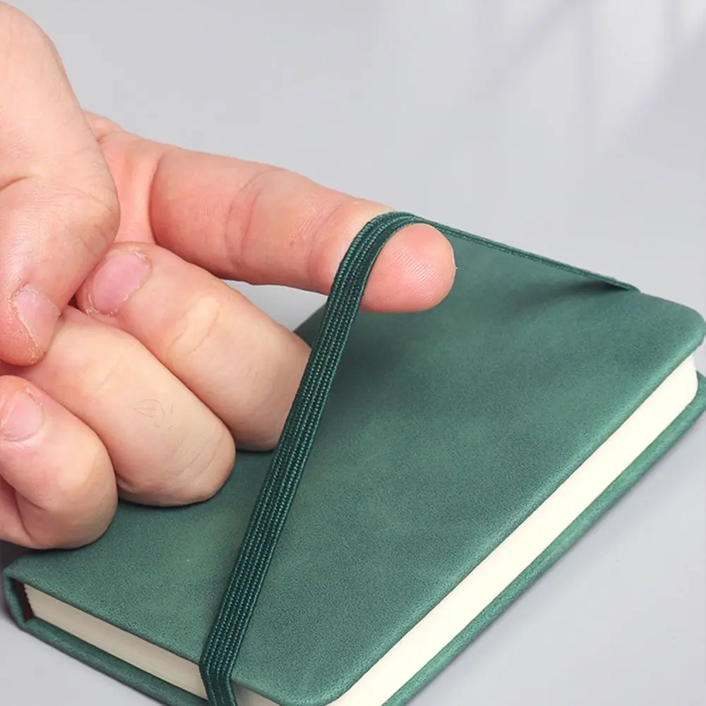 Cuaderno de negocios Simple portátil, cuaderno de escritura a mano de cuero universitario grueso, diario de bolsillo, cuaderno de notas, Mini libro de palabras