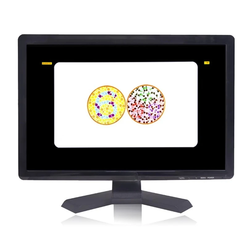 مخطط عين LCD مقاس 19 بوصة، معدات النظارات، شاشة قياس البصر في مستشفى العيون #1