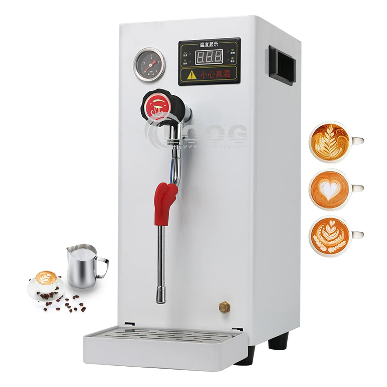 

Professional 110V 220V Electric Manual Milk Steamer Frother Best Commercial Stainless Steel Milk Steamer Machine For Business