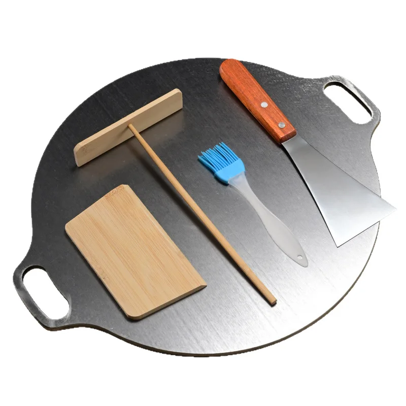 

Iron plate gripper, wrought iron pancake pan, stall, pancake fruit, multigrain frying pan