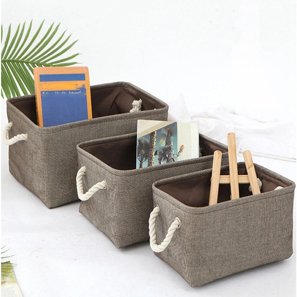 Dog Toys Storage Bins Polyester Collapsible Dog Accessories Storage Basket Bin Pet Organizer Box Perfect For Organizing Toys S-L