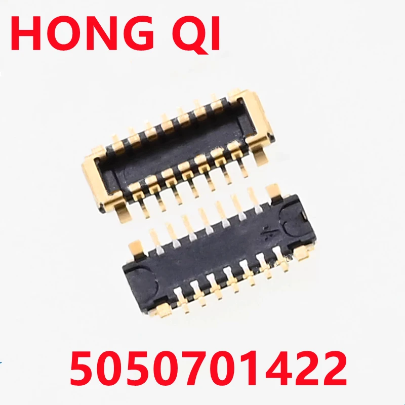 10PCS 505070-1422 5050701422 0.35mm Pitch, 14PIN, SlimStack Board-to-Board Connector Plug
