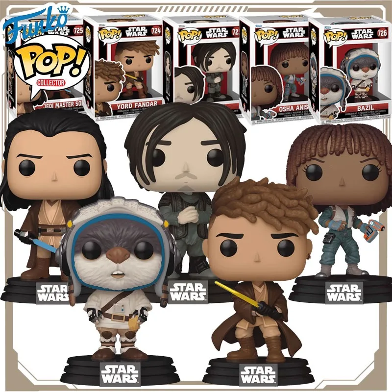 

Funko POP Original Star Wars Acolyte Anime Figure BAZIL JEDI MASTER SOL Action Figure Toys for Boys Girls Kids Gift