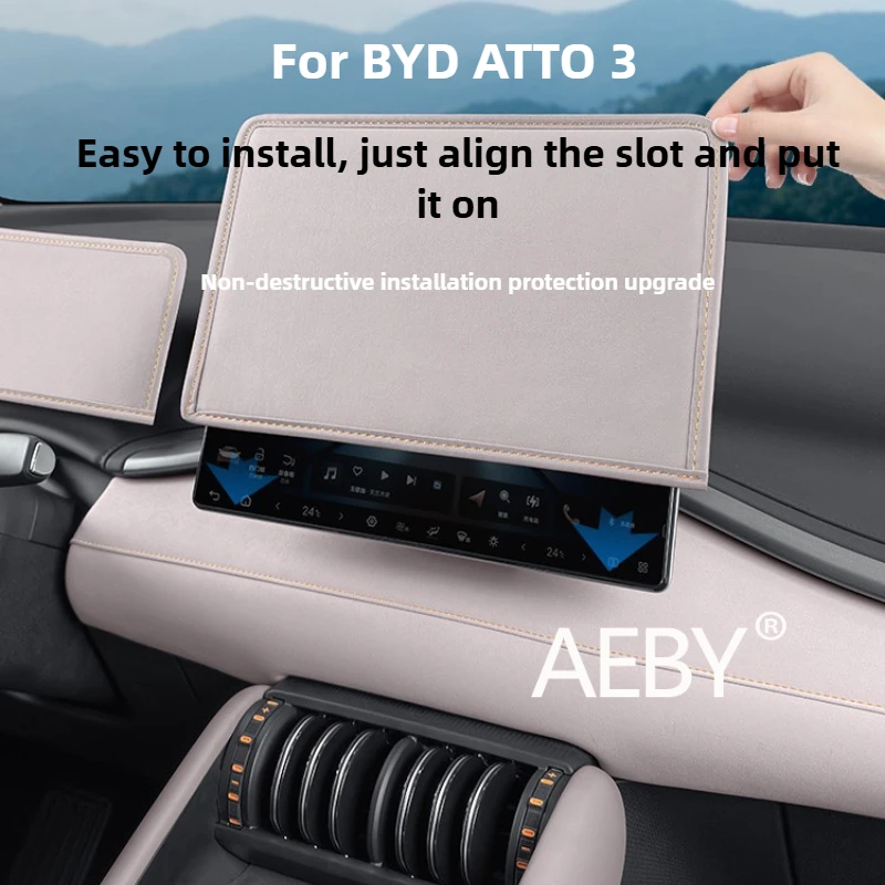 

AEBY For BYD ATTO 3 Smart Driving Edition 2022-2025 Tempered Glass Film,Anti-Glare HD Clear Display Protector,Clear Film