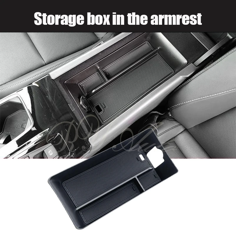 صندوق تخزين السيارة لتويوتا كامري XV80 2025 2026 2027 المضادة للانزلاق مسند الذراع صندوق وحدة التحكم المركزية شحن لاسلكي الوسادة اكسسوارات السيارات #5