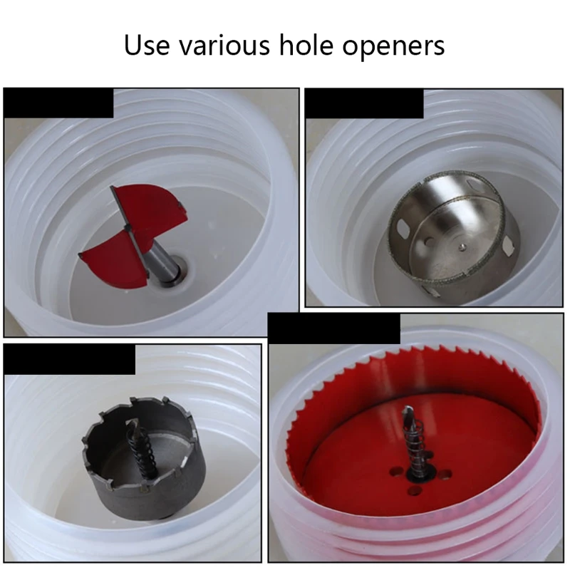 Hot Sale Downlight Spotlight Hole Dust Cover Metal Drill Dust Cover