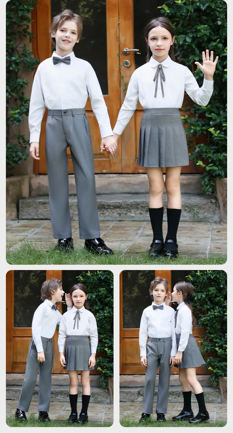 Luxuriöses Kinder-Hochzeitsset für Mädchen, Hemd und Hose für Jungen, lila Party-Outfits, Anzug, Kinder-Schuluniform, formelle Kleidung – Detail 40