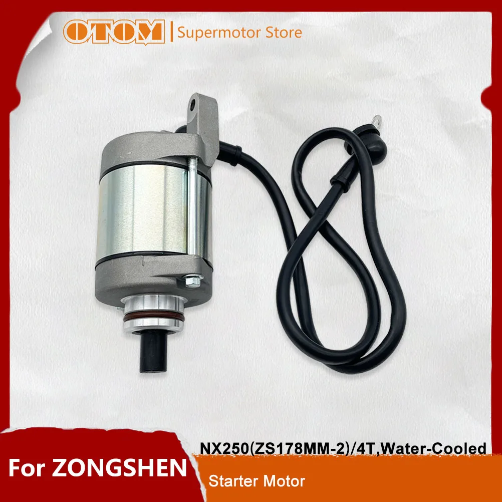 

OTOM Motorcycle Starter Motor Engine Starting For ZONGSHE ZS178MM-2 NX250 4-stroke Water-Cooled Accessories Pit Dirt Bike Parts
