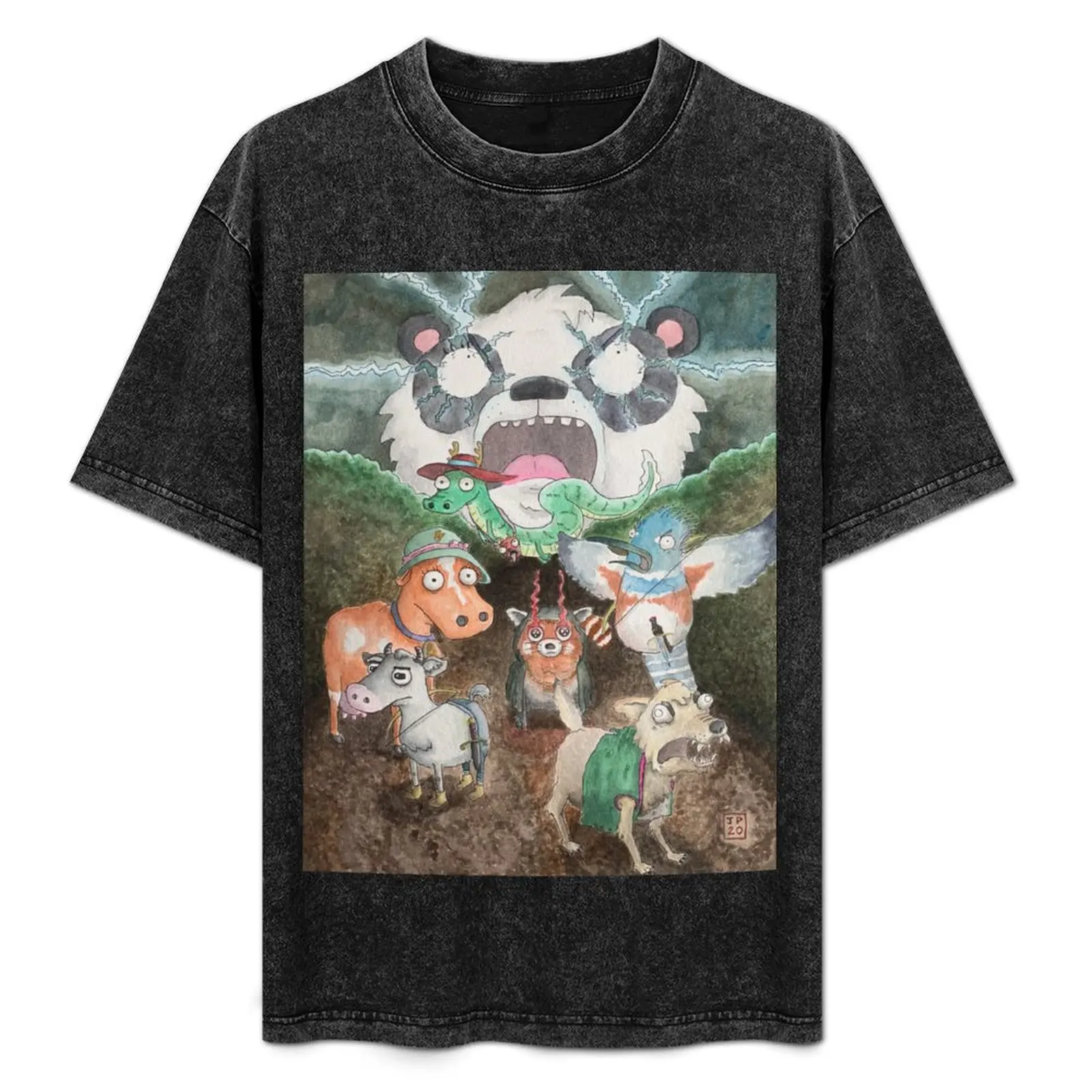 

Fighting the Exposition T-Shirt Plus Size Basic Short Sleeve Top