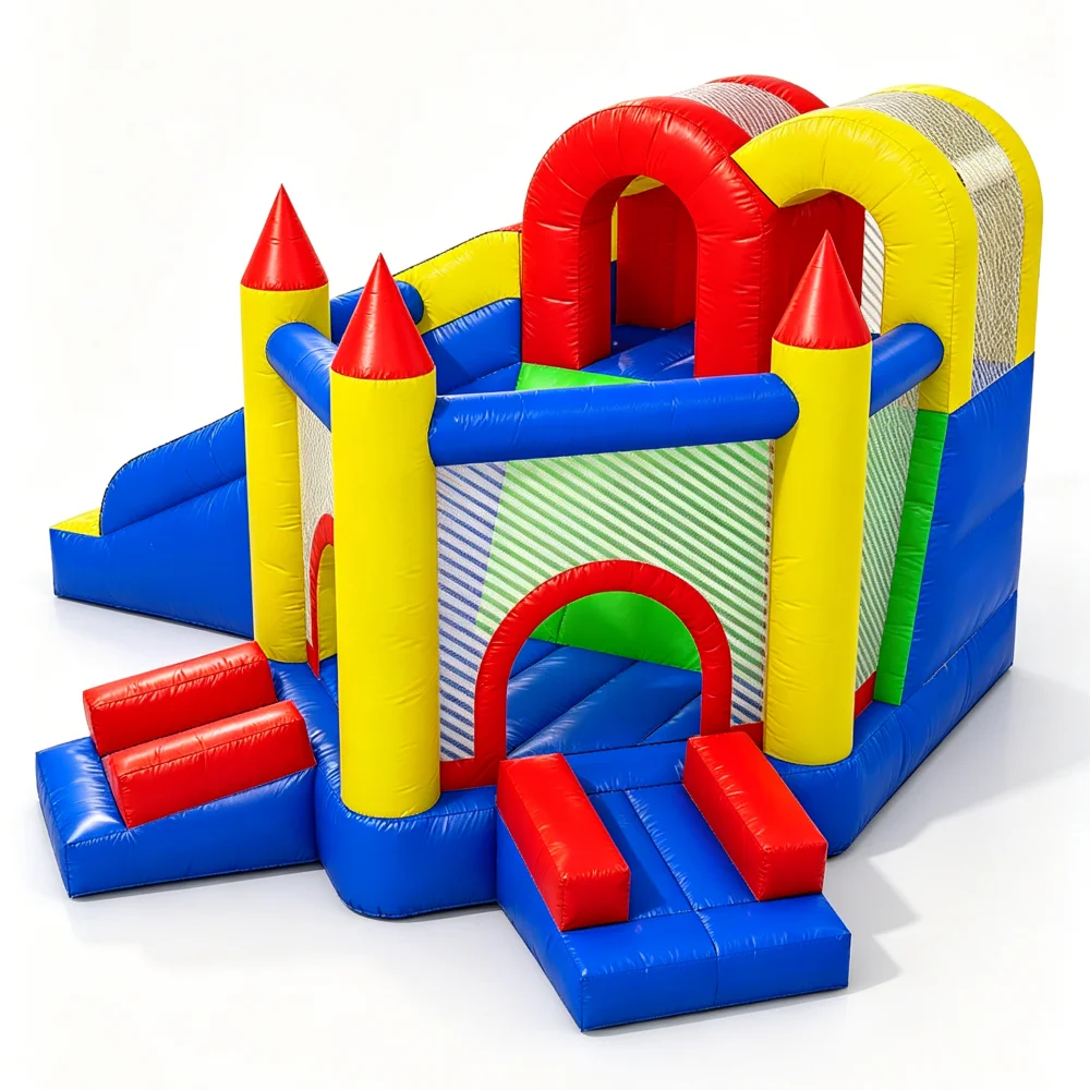 

2026 Inflatable Bouncer Slide Castle Bounce House Jumping Castle Bouncy House With a Powerful Blower for Free