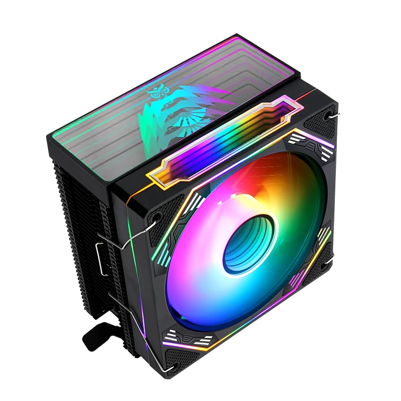 QiuzAim 120mm Fan Argb Compatible LGA1700 1200 115x 18xx x79 x99 2011-3 2066 i5 i7 E5 AM4 AM3+ Computer Cpu Cooler 4/6 Heat Pipe - Image 4