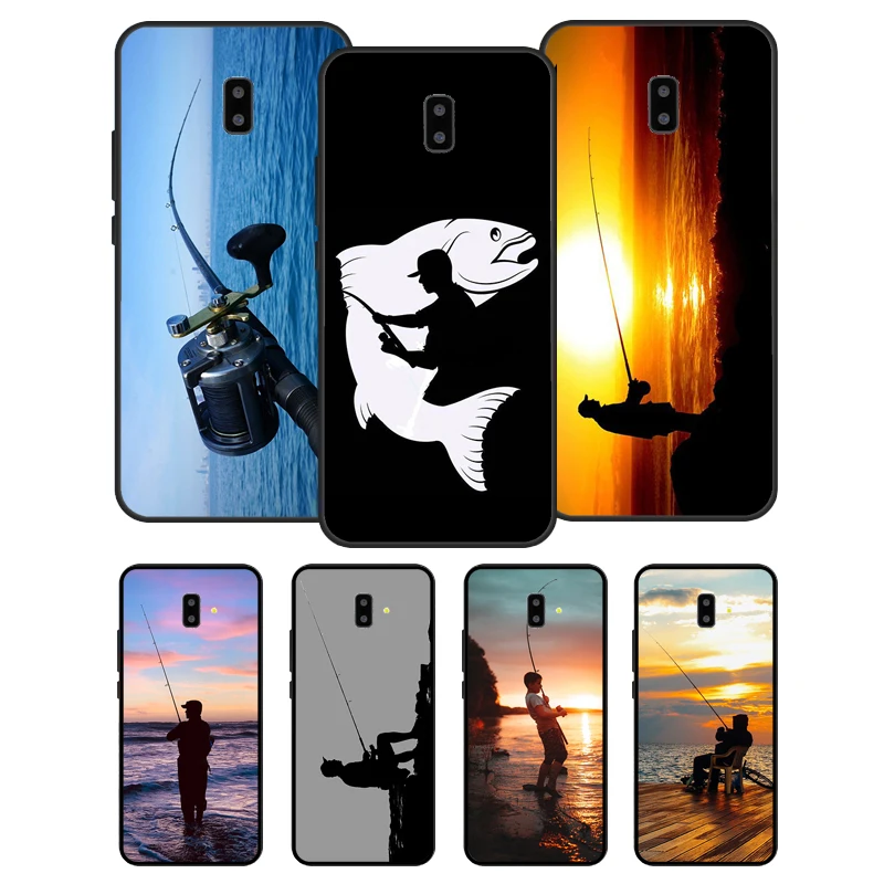 Fishing Fisherman Case For Samsung Galaxy J4 J6 Plus J3 J5 J7 2016 A3 A5 2017 A9 J8 A6 A8 Plus 2018 Cover