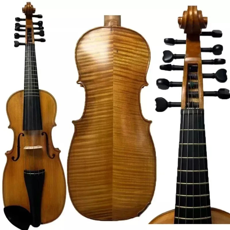 

Customized viola da Petto 5+5 strings 18",sweet and rich tone #10342