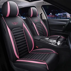 Leather Car Seat Cover for Polo Sedan Volkswagen Touareg Touran Passat B5 B6 B7 Jetta VW Golf 7 Tiguan Golf 4 5 6 7 Accessories