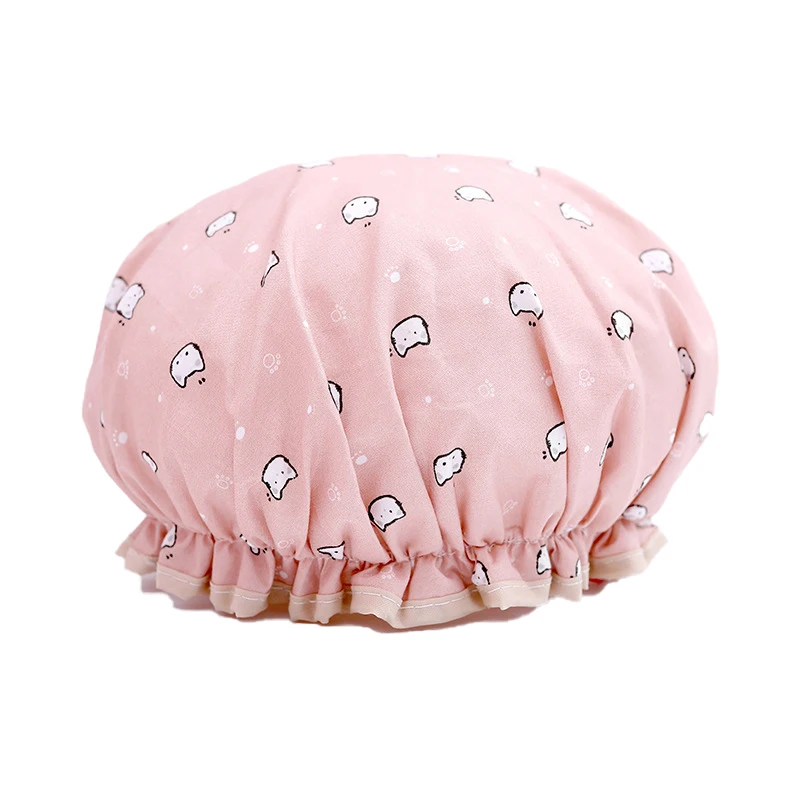 1 Pcs Shower Cap Waterproof Bathing Household Long Hair Shower Dry Hair Cap Kitchen Fume Prevention Sanitary Hat