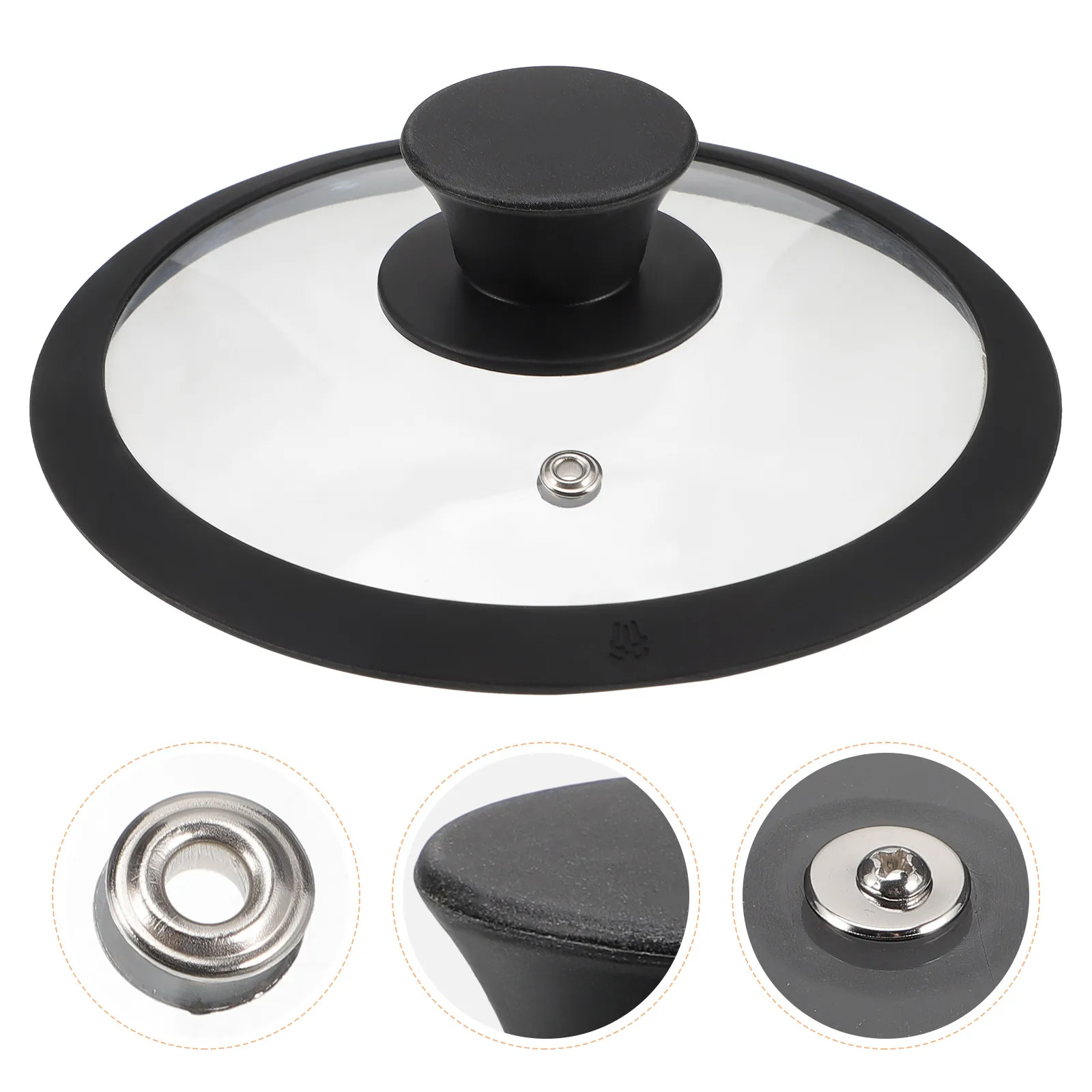 Heat Resistant Silicone Lid Knob Universal Fit for Pots Pans Easy to Grasp Comfortable Non Slip Design