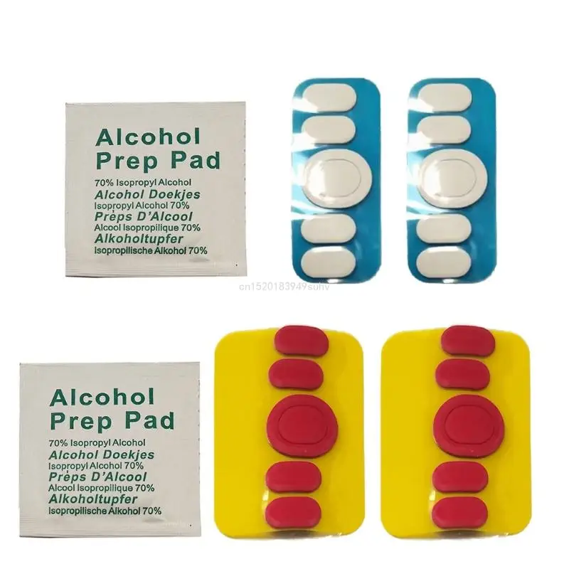 2Set Muisvoeten Muis Skates Stickers Pad Afgeronde Glijders Gebogen Randen Muisvoeten Vervanging Voor Logitech G304 G305 Muizen