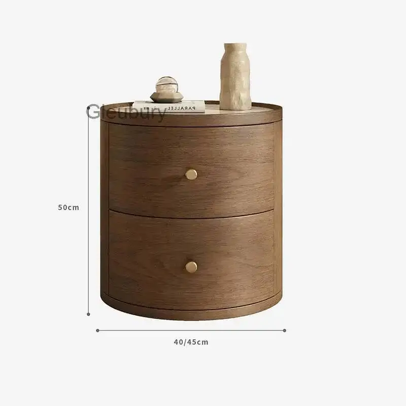 Mesita de noche minimalista de estilo italiano, mesita de noche Vintage que ahorra espacio, diseño único, Muebles Recamara, Muebles para el hogar