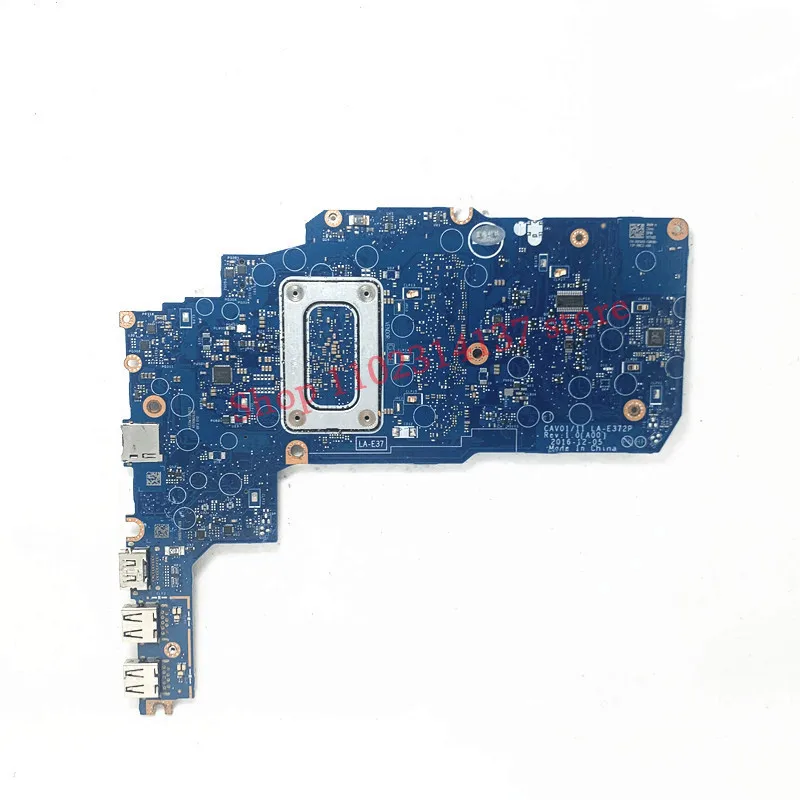 Para dell 3180 CN-01TX65 01tx65 1tx65 com sr2kn n3060 cpu mainboard cav01/11 LA-E372P placa-mãe do portátil 100% totalmente funcionando bem