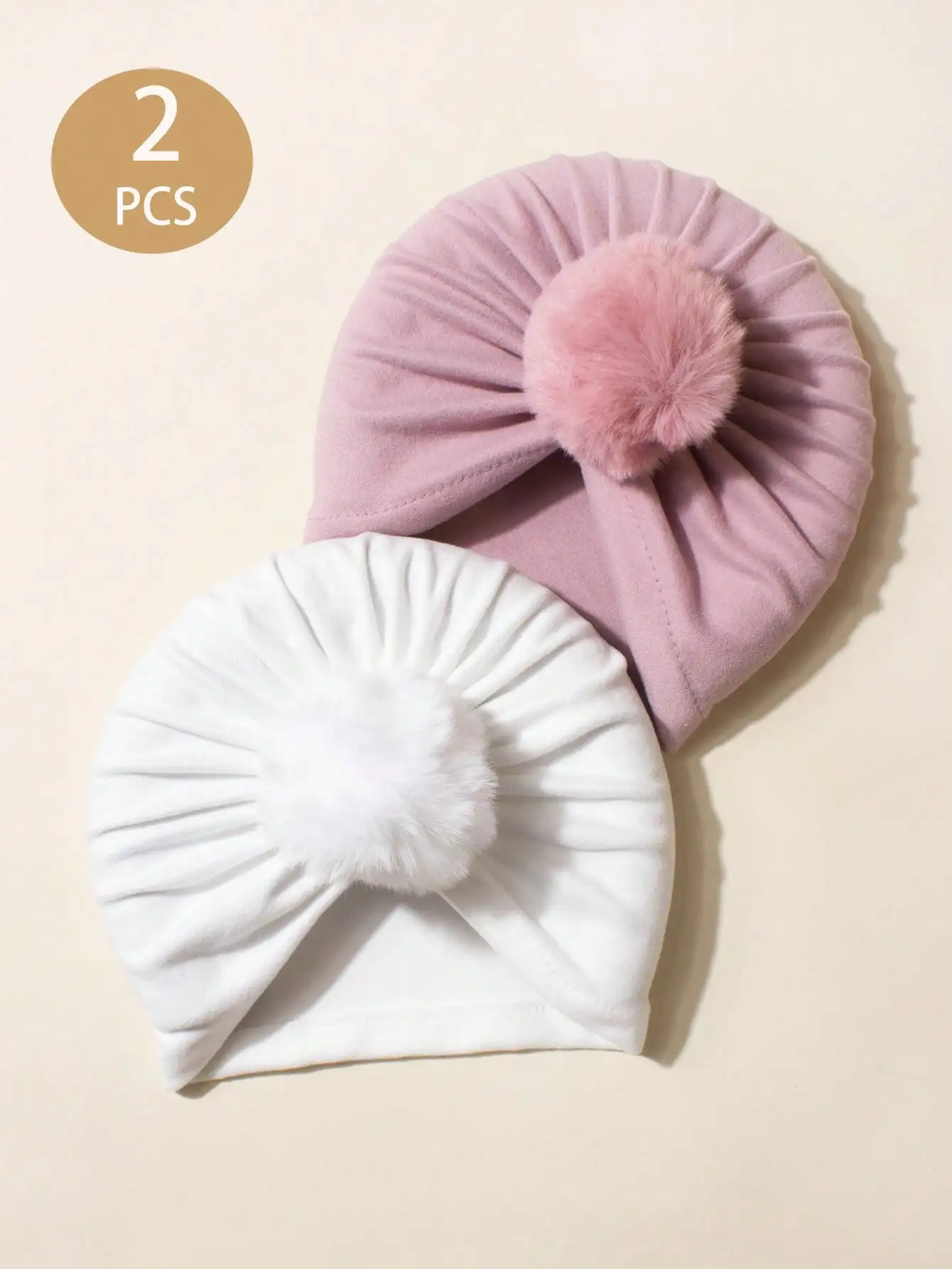 2PCS Baby Hats for 0-2 Years! High-quality, comfy fabric. Stylish & practical baby accessories you'll love