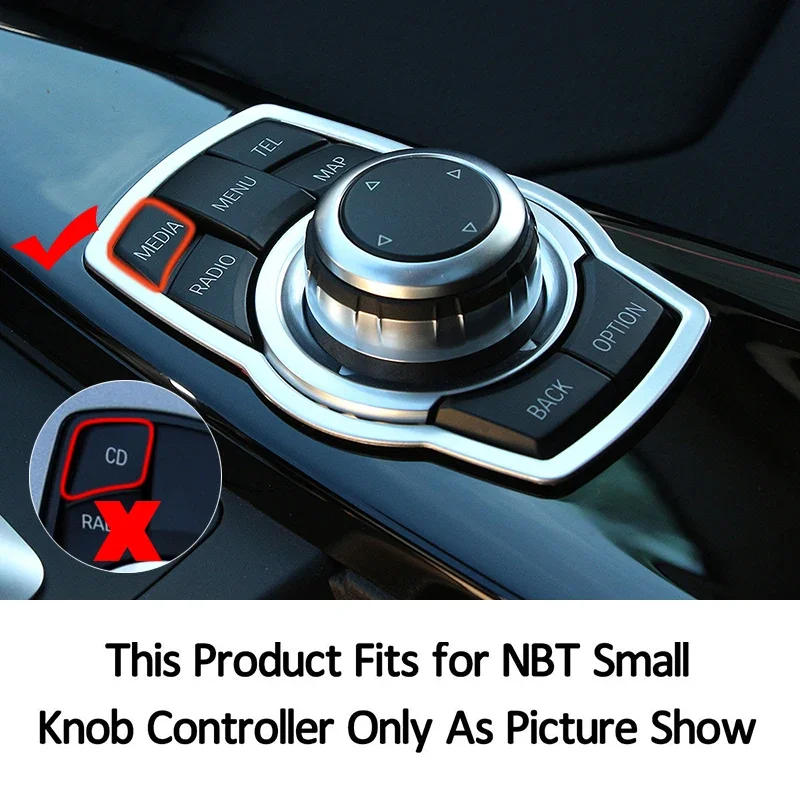 1Pc Multi Media Car Multimedia Button Knob Crystal Cover Trim For BMW 1 3 5 6 7 Series F20 F21 F06 F12 F07 F11 F18 F25 F26 X3 X4