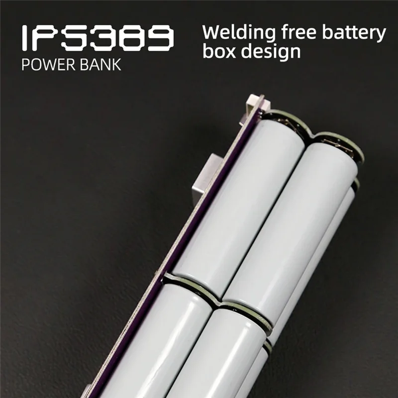 

AT12 PD100W DIY Power Bank Case Aluminum Shell No Battery No Welding Charge Phone Laptop Two Way Fast Charging