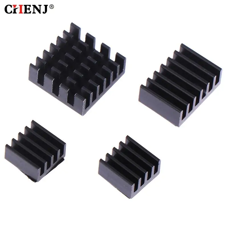 For Raspberry Pi 4B Aluminum Heatsink Radiator Cooler Kit for Raspberry Pi 4 Model B Heat Sink CPU RAM LAN USB Cooling Sink