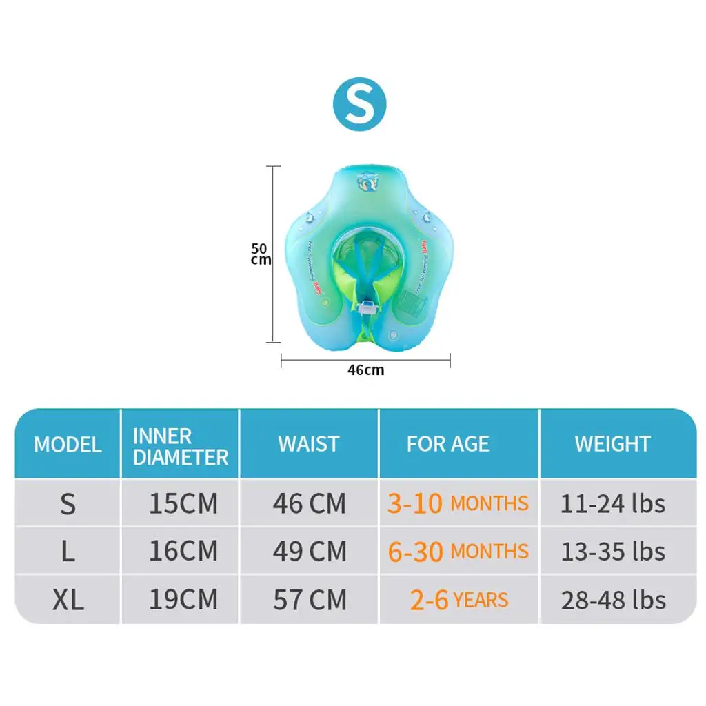 ห่วงยางว่ายน้ำเด็กแบบเป่าลม ดีไซน์ป้องกันการพลิกคว่ำ ของเล่นกีฬาชายหาด