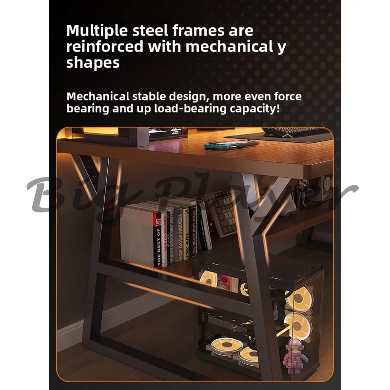 

Computer desk Desktop Home e-sports table Desk Bookshelf Integrated Student study table Writing table Bedroom desk