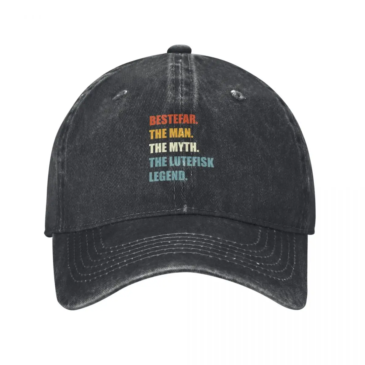 Abuelo noruego Bestefar hombre mito Lutefisk leyenda gorra de béisbol ropa de Golf marca hombre gorra hombres sombreros mujeres