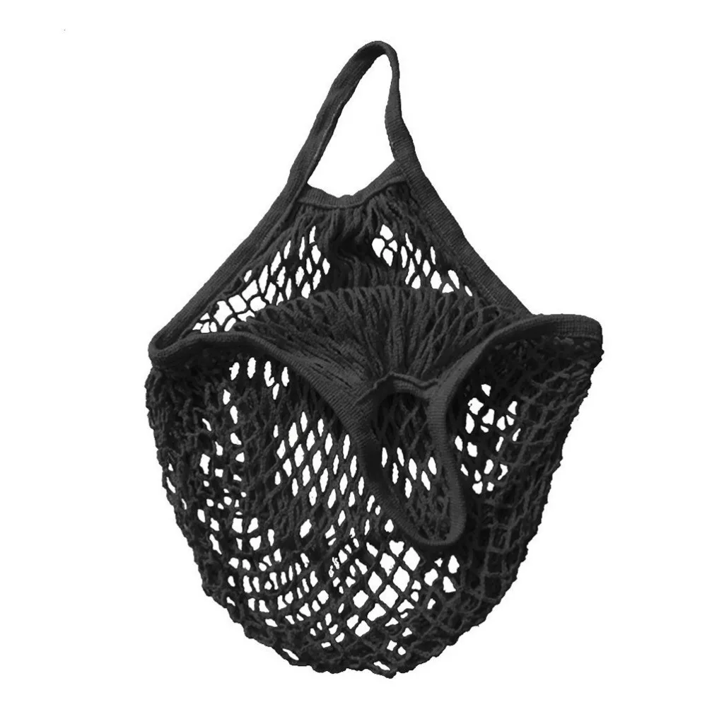 1/10 PC Mesh Net Turtle Bag String Shopping Bag borsa riutilizzabile per la conservazione della frutta novità