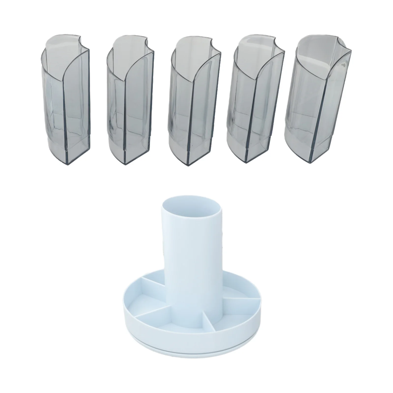 for ful Options Desk Organiser Classrooms Compartments Makeup Brush Holder Pen Pencil Holder Storage Space Tidying
