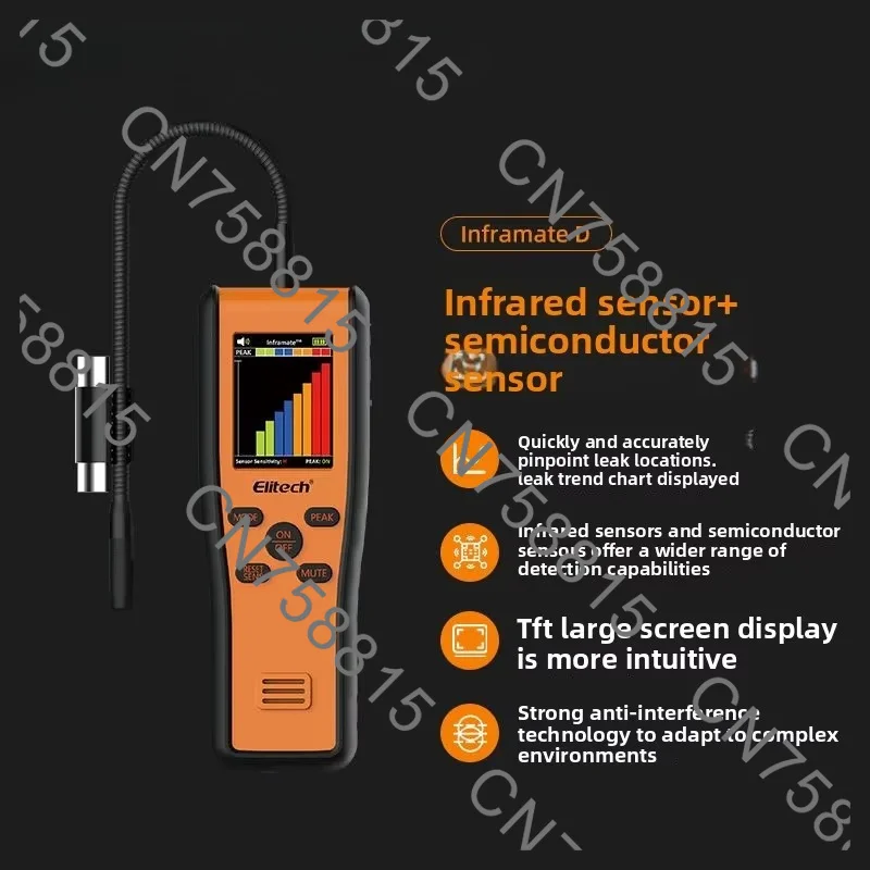 high-precision air conditioning refrigeration maintenance leak detector，For Inframate D infrared refrigerant leak detector